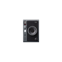 Fujifilm - Ensemble 90e anniversaire Instax Mini Evo - Ton argent foncé -Ensemble incluant appareil d'édition limitée, bandoulière et couvre-objectif assortis ainsi qu'étui pour appareil 