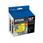 Epson - T127 Cartouche d'encre - Capacité extra élevée - Noir, paq./2-Noir