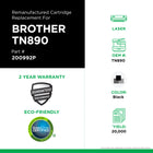 CIG - Cartouche de Toner Brother TN890 Remise à Neuf - Rendement Ultra Élevé - Noir-20000