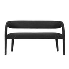 Modway - Pinnacle Tissu Boucle Banc d’accent - Noir-7