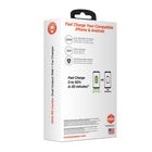 HyperGear - Chargeur voiture et mural double port USB-A/USB-C 20 W - Blanc-Sortie USB-C PD de 20 W