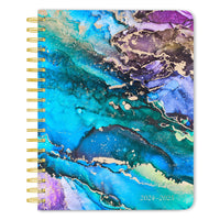 BrownTrout - 2024-2025 Plato Académique Blush Craquelé Hebdomadaire/Mensuel Planificateur de Bureau - 15.2 x 19.7 cm-Beaucoup d'Espace - Chaque jour prévoit beaucoup d'espace pour que vous puissiez y inscrire votre planning, vos notes et vos rendez-vous