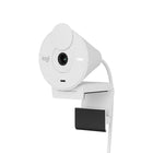 Logitech Brio 300 Webcam Full HD avec confidentialité, micro à réduction de bruit -  Blanc-Soyez le meilleur de vous à chaque appel vidéo: La résolution de la webcam Full HD 1080p offre une qualité d'image naturelle, afin de ressembler à vous-même sur toutes les applications de réunion