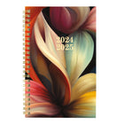 Blueline - 2024-2025 agenda académique hebdomadaire/mensuel - 8 po x 5 po - Collection Floral assortie - Anglais-Espace ligné pour chaque jour de la semaine