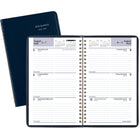 AT-A-GLANCE - Agenda scolaire de bureau hebdomadaire 2024-2025 - 4 7/8 po x 8 po - assorties - bilingue-Pages de téléphone / adresse