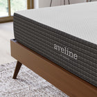 Modway - Aveline 10 po Matelas King-Housse amovible à fermeture éclair en tricot extensible