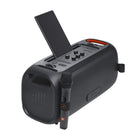 JBL - PartyBox On-The-Go Essential - Enceinte de Soirée Portable avec Effets Lumineux et Micro Sans Fil-100 watts, c’est fort ; mais vous pouvez encore monter le son. Connectez deux enceintes de soirée compatibles grâce aux connexions True Wireless Stereo (TWS) et Bluetooth.