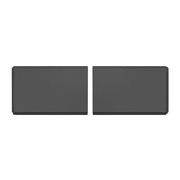 WeatherTech - Tapis d'extrémité anti-fatigue ComfortMat Connect - Fibre de carbone - Noir - Paquet de 2-Chaque pièce d’extrémité a une longueur de 3 pi. Assemblez-en deux pour obtenir un ComfortMat Connect de 6 pi!