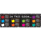 Ashley Productions - The Original Fun Mat - Mat Runner - 15 -5" x 47" - Dans cette pièce des expressions positives-Mesures et design : Le tapis de course de salle de bain avec des citations positives mesure 15,5 po x 47 po.