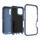 OtterBox - Coque Defender Pro avec MagSafe pour iPhone 16 - Bleu jean bébé-Protection assurée sans concession sur le contrôle