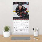 DateWorks - Calendrier Mural de 16 Mois 2025 des Sénateurs d'Ottawa - 12 po x 12 po - Bilingue-Parfait à accrocher sur un mur, un tableau en liège ou un tableau d'affichage à la maison, à l'école ou au bureau