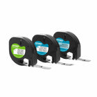 DYMO - Ruban d'étiquettes LetraTag, paq./3, 12 mm (1/2 po)-Parfait pour l'organisation à la maison ou au bureau.