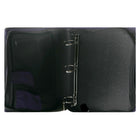 Five Star - Reliure à 3 anneaux 2 po à fermeture éclair - violet-Classeur extensible à 6 pochettes incorporé directement dans la reliure à anneaux 