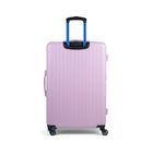 Reebok - Valise à roulettes pivotantes à coque rigide 30 po Hoop - Rose-Doublure signature à l’intérieur avec panneau de séparation, poches pratiques et sangles de maintien pour garder le contenu organisé et en place