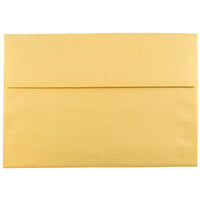 JAM Paper Enveloppes d'invitation métalliques A8 - 5,5 x 8,125 po - Stardream Gold - paquet de 25-Couleur : Stardream doré.