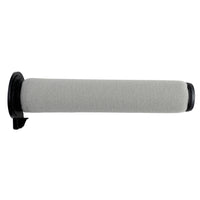 Sanitaire - Filtre - Gris-Le filtre glisse sur l'enveloppe intérieure avant d'être installé dans le bac à poussière