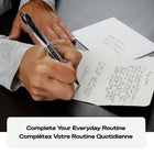 Pilot - Stylos à bille roulante Hi-Tecpoint Grip V5 – couleurs variées – paquet de 3-Ces stylos aident à prévenir la fraude par chèque.