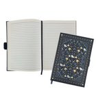 Hilroy - Journal Petite Garden - 8 po x 6 po - Ligné - 96 feuilles - bleu marine-Papier 70 g/m2
