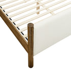 Modway - Maven Taille reine Boucle Tapis Lit de plateforme, Noyer plume-7