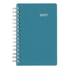  Blueline - 2027 Agenda quotidien DuraFlex – 8 po x 5 po – couleurs assorties – bilingue-Horaire de rendez-vous de 7 h a.m. à 7 h 30 p.m., à intervalles de 30 minutes pour la semaine complète