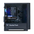 Quoted Tech - Ordinateur de bureau de jeu Clarity - AMD Ryzen 5 7500F - NVIDIA RTX 5060 - 32 Go DDR5 - SSD NVMe 1 To - Windows 11-32GB DDR5 5600MHz