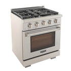 Kucht - 30 po Série KFX-X Cuisinière Pro Style au gaz propane - Acier inoxydable-Nouveaux brûleurs true simmer pour une cuisson délicate à basse température