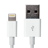 NuPower - Câble USB-A vers Lightning MFI de 5 pi - Blanc-Câble de chargement de 1,5 m (5 pieds)