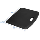 Mount-It! - Tapis anti-fatigue, 18 po x 22 po, Noir-9