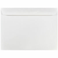 Jam Paper - Enveloppes commerciales Booklet, 8 3/4 po H x 11 1/2 po l, Blanc, Paquet de 25-Enveloppe de livret blanche