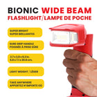 Bell+Howell - Lampe de poche à faisceau large - Rouge-Lumens: 650