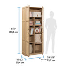 Sauder - Meuble de rangement - Frêne Harmony-Dimensions: 29,63 po L x 15,5 po P x 71,13 po H
