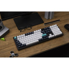 Keychron - Q6 Max Interrupteur interchangeable RGB rétroéclairé version bouton - Interrupteur banane - Noir-Compatibilité avec le configurateur Web Keychron Launcher pour une personnalisation facile des touches et des fonctions