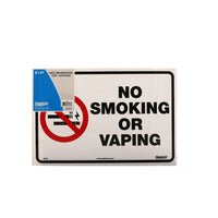 Headline Sign - Panneau flexible « Interdiction de fumer ou de vapoter » - 8" x 12"-8 po x 12 po