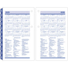AT-A-GLANCE - Recharge de calendrier de bureau hebdomadaire 2027 QuickNotes 2 pages/jour - 6 po H x 3 1/2 po l - anglais-Rendez-vous aux 30 minutes : 7 h 00 à 17 00