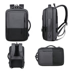 Speedex - Sac à dos étanche multifonctionnel pour ordinateur portable de 15,6 po avec verrou et port de chargement USB - Gris-Stockage polyvalent : convient aux ordinateurs portables de 11,1 à 15,6 pouces, offrant suffisamment d'espace pour vos appareils et accessoires