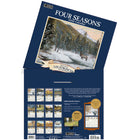 Lang - 2026 Four Seasons Calendrier Mural Deluxe Mensuel - 30,5 cm l x 30,5 cm H - Anglais-Format du calendrier : 34,0 cm L x 61,0 cm H (ouvert)