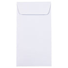 Jam Paper - Enveloppes commerciales n° 7 pour pièces de monnaie, 3 1/2 po H x 6 1/2 po l, Blanches, Paquet de 25-Couleur : Blanc