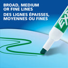 Expo - Ensemble de marqueurs effaçables à sec, marqueurs à pointe fine et biseautée, couleurs variées, efface, 9 unités-9 unités comprend 8 marqueurs et 1 efface