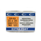 Eco II - Sacs à ordures - 30 po x 38 po - extra fort - noir - paquet de 200-30 po x 38 po