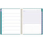 Cambridge - Agenda scolaire hebdomadaire/mensuel aqueux 2025-2026 - 11 po H x 8 1/2 po l - multicoloure - bilingue-Format des pages : 11 po H x 8 1/2 po l