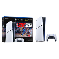 PlayStation 5 Ensemble édition numérique NBA 2K26-Conception mince - Avec l’édition numérique PS5, les joueurs ont accès à une puissante technologie de jeu dans une console compacte et élégante