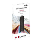 Kingston - DataTraveler Max 3.2 Gen2 USB Type-C clés USB - 512 Go-Boîtier unique avec anneau pour porte-clés