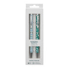 General Supply Goods + Co - Stylos Gel Torsadés - Motif Fleur Verte - Paquet de 2-Stylos gel à torsion avec encre noire