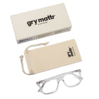 Gry Mattr - Lunettes De Lecture Anti-Lumière Bleue Oslo Éco +2.00-Protection contre la lumière bleue des écrans numériques. Réduit la fatigue oculaire