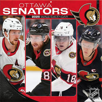 Turner Sports - 2026 Senators D'ottawa Calendrier mural de l'équipe Mensuel - 30,5 cm l x 30,5 cm H - Anglais-Format 12 mois (Janvier - Décembre 2026)