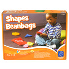 Educational Insights - Poufs à formes éducatives -Comprend 8 sacs de haricots pour un jeu actif, chacun d'une couleur et d'une forme différentes, et chacun brodé avec un mot de forme différent.