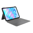 Touch iPad Air 11" (M3/M2) / iPad Air 5ème génération 2022 Étui Clavier - Gris Oxford - Anglais-Compatibilité : iPad Air 11 pouces (M3/M2), iPad Air (5ème génération - 2022) - A2902, A2903, A2904, A2588, A2589, A2591