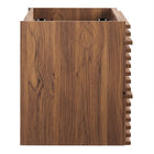 Modway - Render Support mural de 36" Armoire de toilette de salle de bain (lavabo non inclus) - Noyer-MDF et panneau de particules
