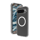 dbramante1928 - Étui Iceland Pro Qi pour Google Pixel 9 / 9 Pro - Transparent-Étui rigide composé de silicone recyclé à 100 % pour une approche écologique