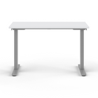 Humanscale - Table assis-debout eFloat Go 2.0 - 24 po x 48 po - surface stratifiée blanche/piètement argenté-5
